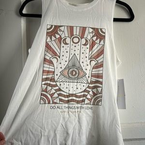 Spiritual Gangster “Do All Things with Love” tank.